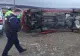  Autoturism răsturnat, în județul Vâlcea! 3 răniți, printre care și un copil. Cum se circulă