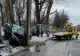FOTO | Accident cumplit în Galați: 4 victime, în urma unui impact violent