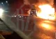 Accident grav, provocat de un șofer băut care a intrat pe contrasens. Ambele mașini au luat foc