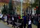 PROTEST al polițiștilor în fața Prefecturii din Mehedinți. Joi vor protesta la București 