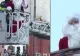 Moș Crăciun a rămas blocat pe un acoperiș din Galați! A fost nevoie de intervenția pompierilor. Cei mici s-au amuzat cumplit