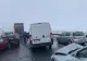 FOTO | Carambol cu 10 mașini pe tronsonul de autostradă Deva-Nădlac – Trafic blocat 