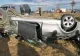 FOTO | Doua adolescente au fost rănite într-un accident rutier, după ce mașina în care se aflau s-a rasturnat