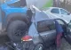 Fiul unui om de afaceri, accident incredibil: s-a urcat cu bolidul peste altă mașină! Șoferul a fost rănit