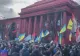 VIDEO Mii de ucraineni au ieșit în stradă, de teama atacului RUSIEI