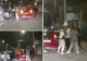 VIDEO: Bătaie cu pumni și picioare în Pitești, în plină stradă, în urma unui accident