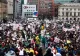 PROTEST masiv! Mii de oameni au demonstrat împotriva obligativităţii certificatului de vaccinare anti-COVID-19