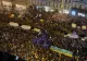 Praga, paralizată de un protest de susținere a Ucrainei: discursul lui Volodimir Zelenski, difuzat pe un ecran uriaș