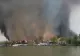 Incendiu URIAȘ în Delta Dunării: fumul dens și negru a acoperit cerul - imagini APOCALIPTICE