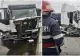 VIDEO | Două TIR-uri s-au izbit violent în Argeș. Trafic blocat de la Câmpulung către Pitești