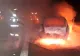 O mașină a luat foc pe autostrada București-Pitești. Persoanele aflate în interior s-au autoevacuat