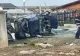 Accident cumplit în Buzău - Șoferul este resuscitat după ce a intrat cu mașina în viteză într-un cap de pod