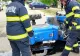 FOTO | Accident teribil în Giurgiu. 2 victime în urma coliziunii între un tractor şi un autoturism