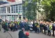 Protest în fața Primăriei Focșani. Angajații din salubritate se tem pentru locurile lor de muncă - FOTO