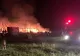 Incendiu violent la o fermă din Botoșani. Focul ar fi fost provocat intenționat - FOTO