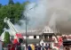 Incendiu de proporții în Neamț: un motel a luat foc! Intervenție de amploare a pompierilor - Pericol de extindere