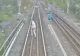 La un pas de tragedie. Copii filmați în timp ce aleargă în fața unui tren care se apropie cu viteză - VIDEO
