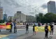 Protest în Piața Victoriei. Oamenii au ieșit în stradă împotriva legilor securității naționale