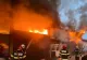 Incendiu violent în Sibiu. Flăcările au distrus o hală unde se reparau electrocasnice - VIDEO&FOTO