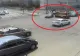 Accident cu ambulanță în misiune, surprins de camere 
