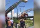 Un ponton abia inaugurat a cedat sub greutatea unui CAL, în jud. Alba. Investiția, peste 80.000 de euro - VIDEO