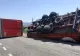 Accident grav în Suceava. Un camion înmatriculat în Ucraina s-a răsturnat – Trafic blocat – FOTO