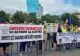 Angajații unui combinat care are capital rusesc, protest în Capitală: managerul a fost introdus pe lista persoanelor supuse sancţiunilor