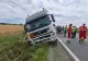Accident grav în Constanța. Un TIR ucrainean care transporta combustibil, răsturnat în șanț - VIDEO&FOTO