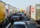 Cozi la Vama Giurgiu. Șoferii de camioane așteaptă până la 3 ore să iasă din țară