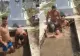Piscină în CIMITIR: trei gropari au umplut mormântul cu apă și s-au bălăcit - VIDEO