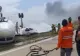 Un avion s-a răsturnat în timpul aterizării. Toți pasagerii au supraviețuit - VIDEO