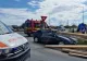 Un copil de 3 ani, rănit după ce parbrizul mașinii în care se afla a fost străpuns de lemne - FOTO