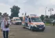 Politicieni PSD și PNL, huiduiți la Iași de Ziua Ambulanței. Protestatarii: „Afară cu OMS din ţară”