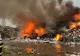 Incendiu la un centru de reciclare, din Târgoviște: degajări mari de fum