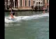 Schi nautic pe Canalul Grande din Veneția. Primarul orașului, reacție furibundă - VIDEO
