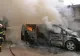 Un microbuz a ars ca o torță într-un incendiu, în Botoșani – Flăcările s-au extins – FOTO 