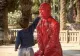 O statuie „însângerată” care îl înfățișează pe Vladimir Putin, expusă în parc din New York - FOTO
