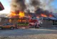 INCENDIU uriaș la un restaurant din Turda. Pompierii intervin cu 5 autospeciale și o autoscară
