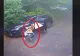 VIDEO – A cules câteva mere și a vrut să intre înapoi în mașină – Când a văzut ce era înăuntru, a luat-o la fugă țipând