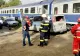 Mașină acroșată de tren în Rădăuți: șoferul a primit îngrijiri medicale la fața locului