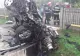 Un șofer a scăpat cu viață, după ce mașina pe care o conducea s-a făcut zob - FOTO