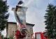 Incendiu la o biserică ortodoxă, intervenție de amploare a pompierilor