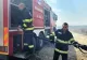Incendiu pe Autostrada Soarelui. Un TIR plin cu porumb a luat foc