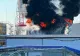 O regiune din Rusia, vizată de bombardamente. Incendiu puternic la un depozit de petrol - FOTO