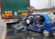Trafic paralizat pe Autostrada București - Pitești. Accident grav între un TIR și un autoturism