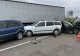 Carambol pe un drum din Suceava: 3 autoturisme și un camion, făcute praf