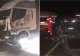 Accident foarte grav la ieșirea din Năvodari: O persoană încarcerată după impactul unei mașini cu un TIR - Intervenție urgentă - FOTO