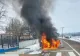 O mașină a luat foc în mers, în județul Botoșani. Șoferul a reușit să iasă la timp și să sune la 112