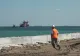 Lucrările de lărgire a plajelor din Eforie, BLOCATE de o epavă găsită în mare. Reacția Ministerului Culturii, HALUCINANTĂ