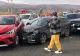 Carambol cu 7 autovehicule pe DN 1! 13 adulţi şi un copil, implicați în accident - Trafic blocat - FOTO